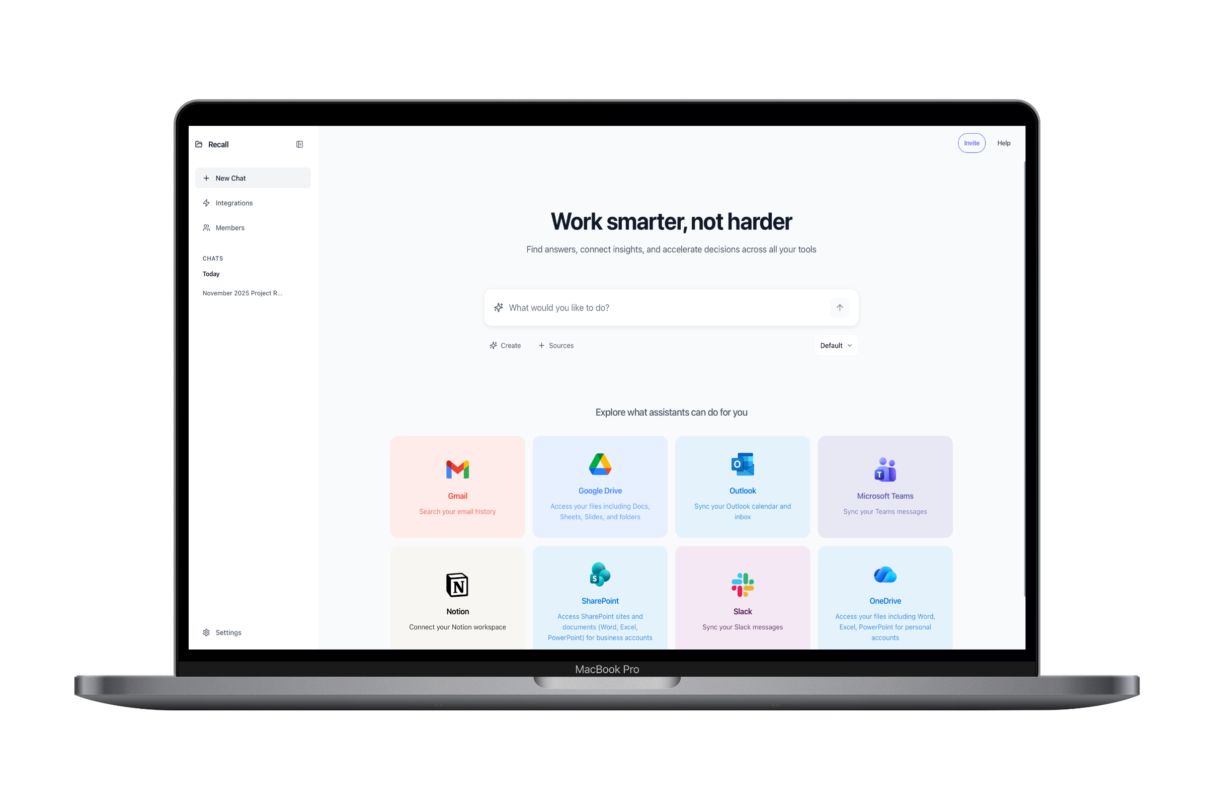 Recall AI Dashboard Preview